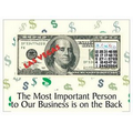 Las Vegas Bingo $100 Bill Photo Hand Mirror (2" x 3")